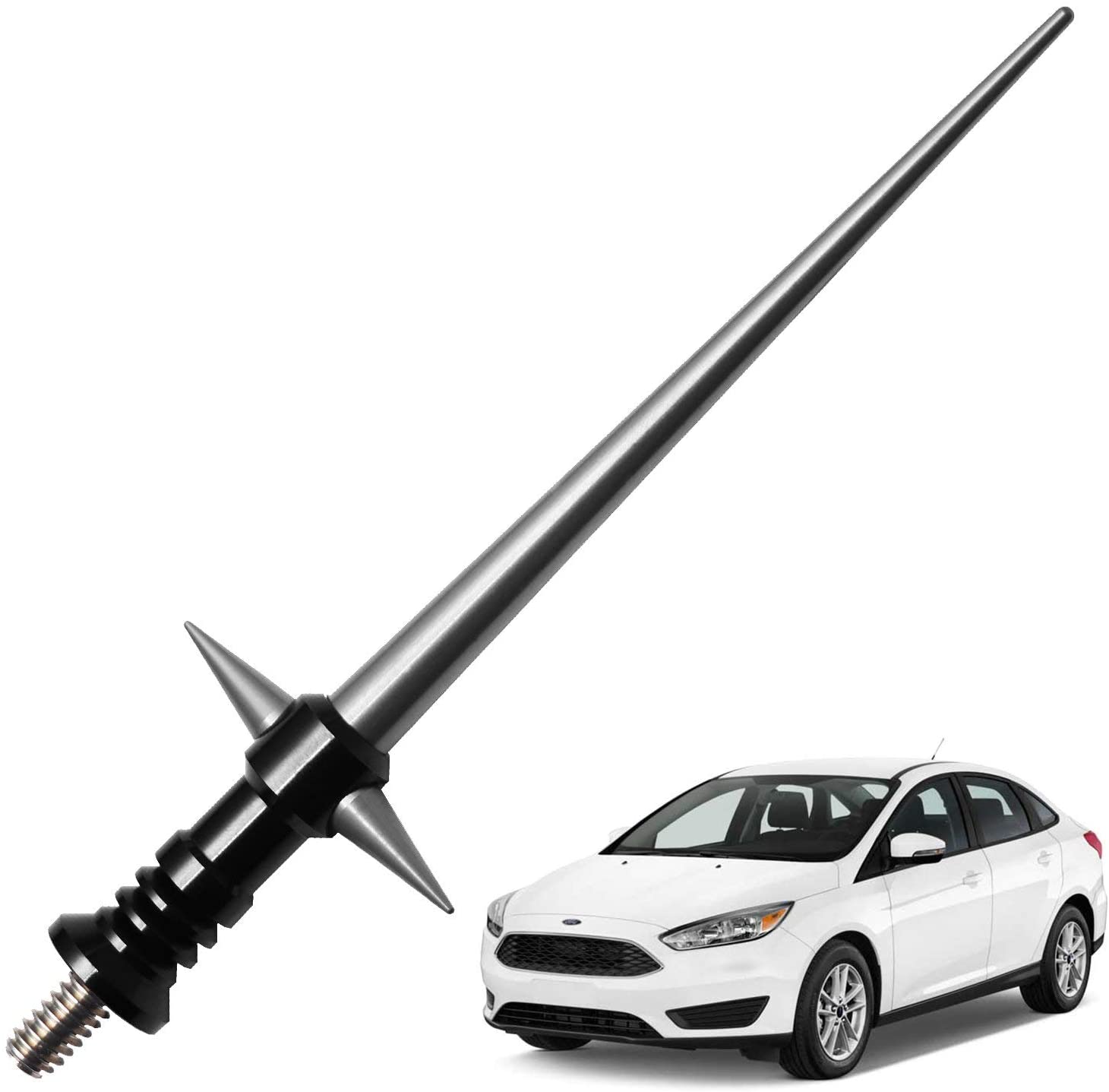JAPower Replacement Antenna Compatible with Ford Focus 2008-2018 5.25 inches-Black JAPower Replacement Antenna Compatible with Ford Focus 2008-2018 5.25 inches-Black